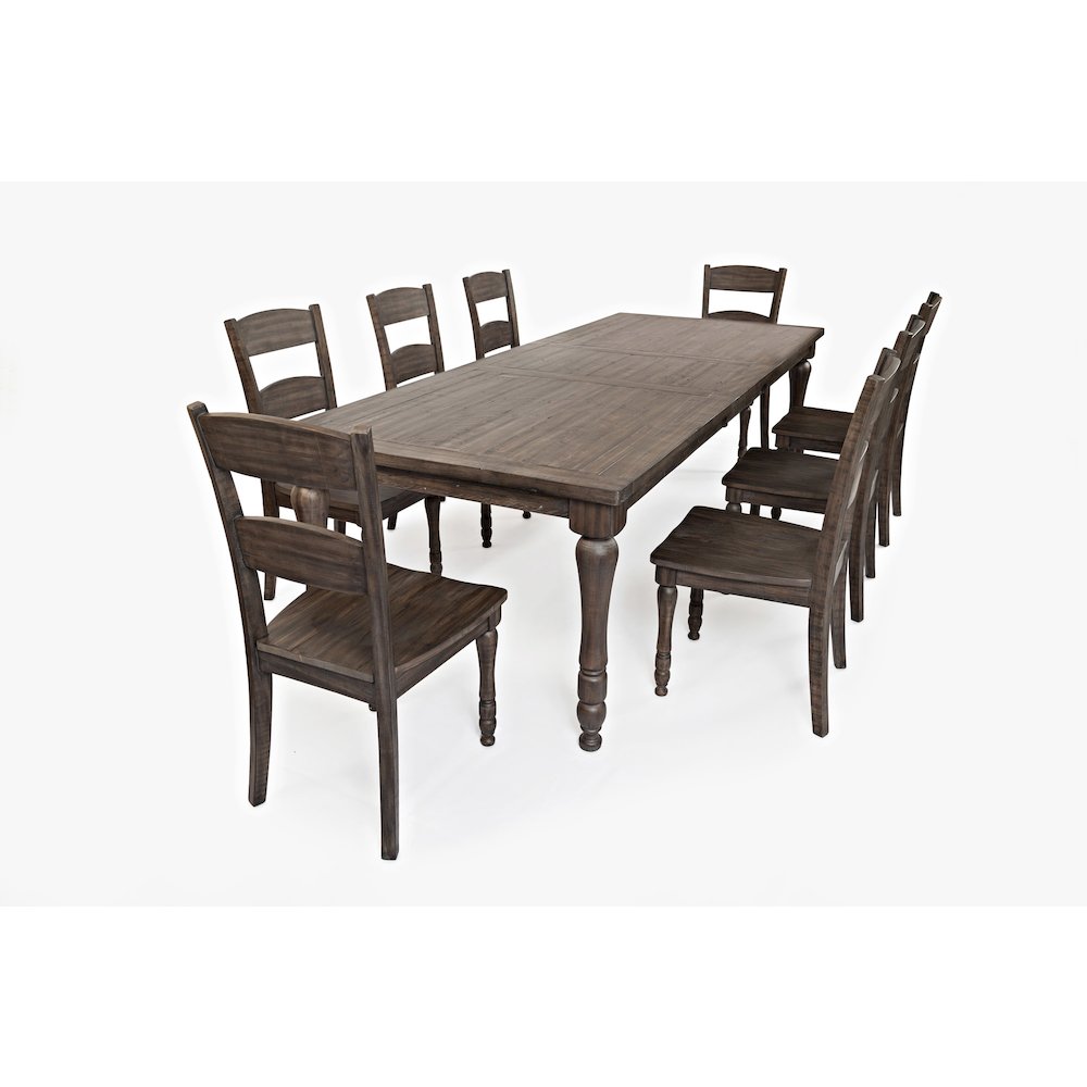Madison County Reclaimed Pine 106" Farmhouse Nine-Piece Dining Set. Picture 1