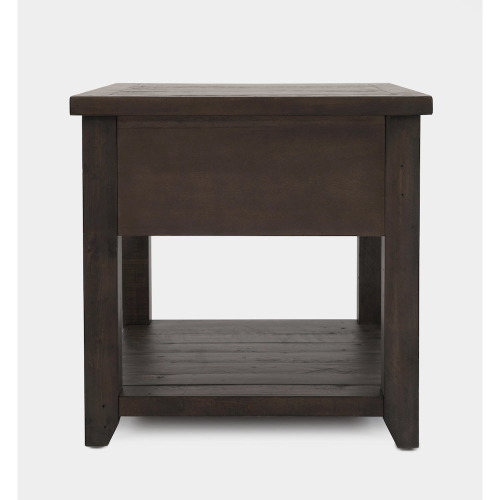 Madison County Rustic Reclaimed Pine Farmhouse Harris End Table. Picture 8