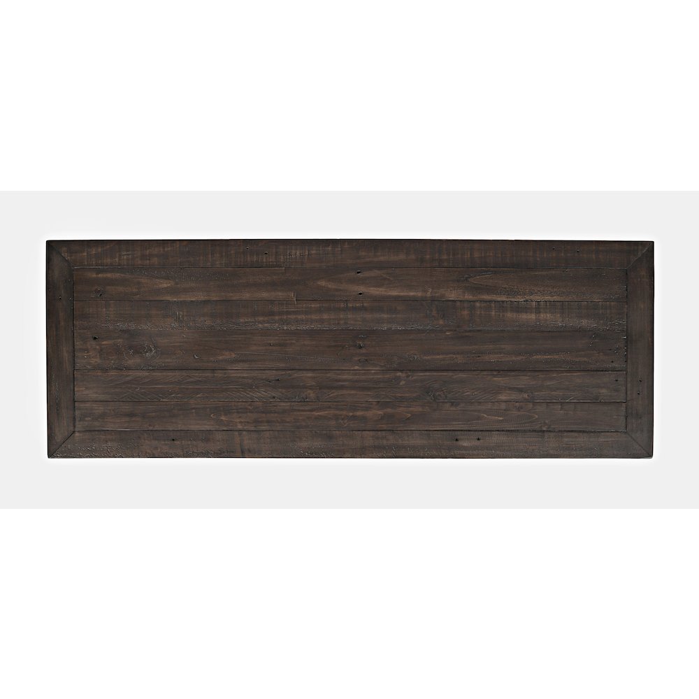 Madison County Rustic Reclaimed Pine Farmhouse Harris 50" Sofa Console Table. Picture 6