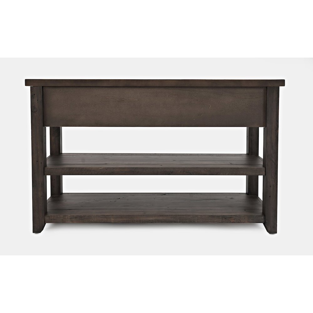 Madison County Rustic Reclaimed Pine Farmhouse Harris 50" Sofa Console Table. Picture 7
