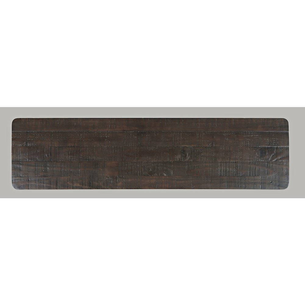 Madison County Rustic Reclaimed Solid Wood Farmhouse 54" Dining Bench. Picture 5