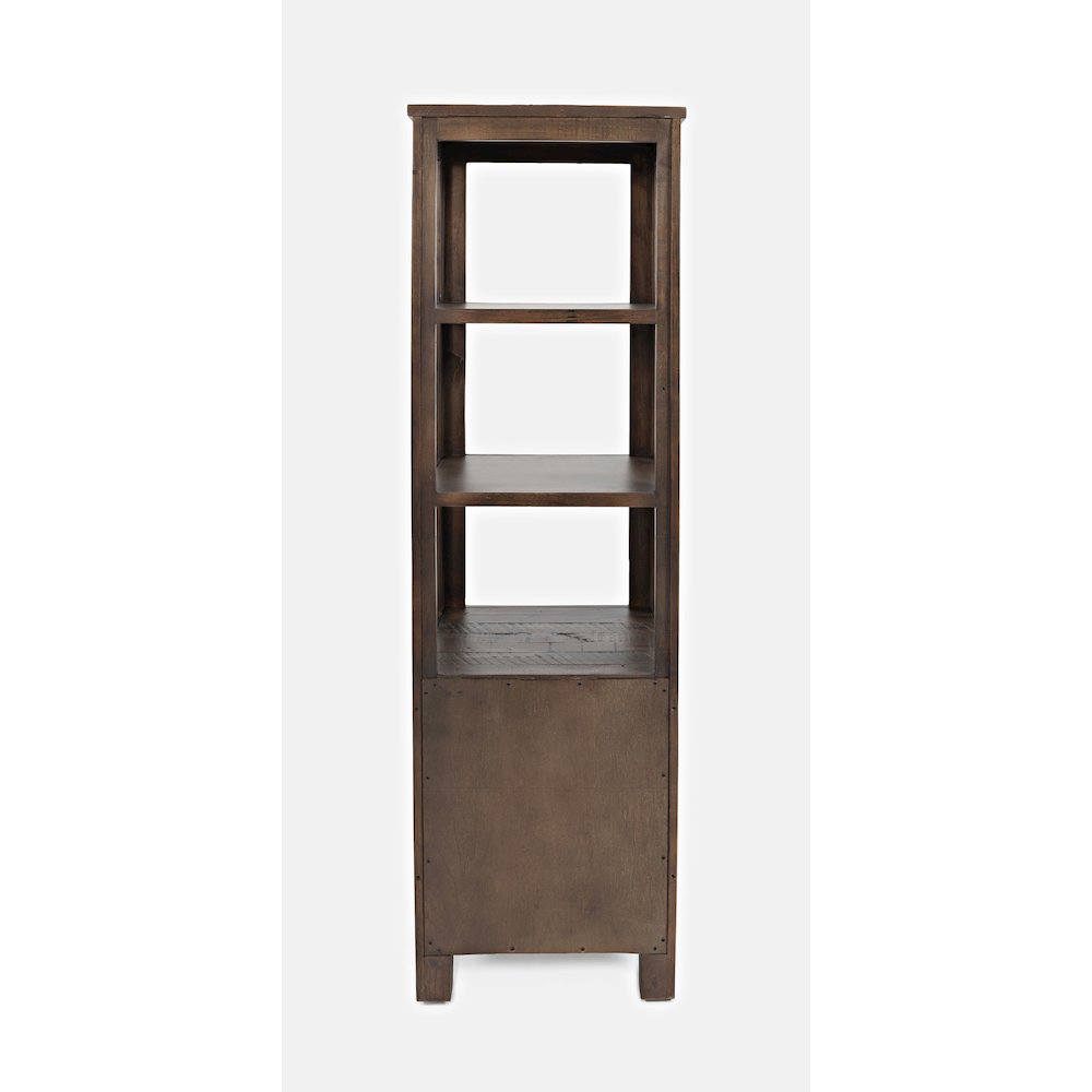 Madison County Rustic Reclaimed Solid Wood Farmhouse 22" Pier Bookcase. Picture 5