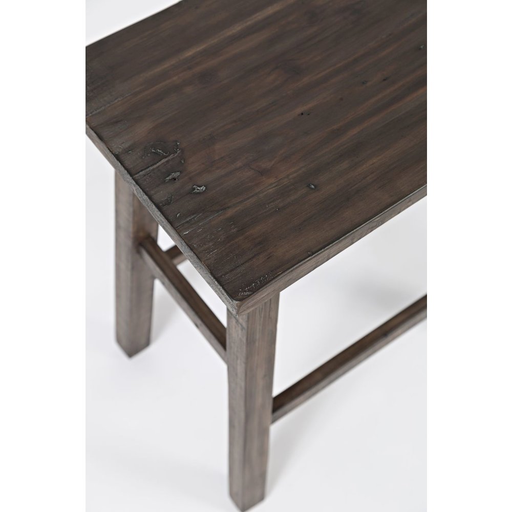 Rustic Reclaimed Solid Wood Farmhouse 3 Piece Counter Height Dining Set. Picture 9