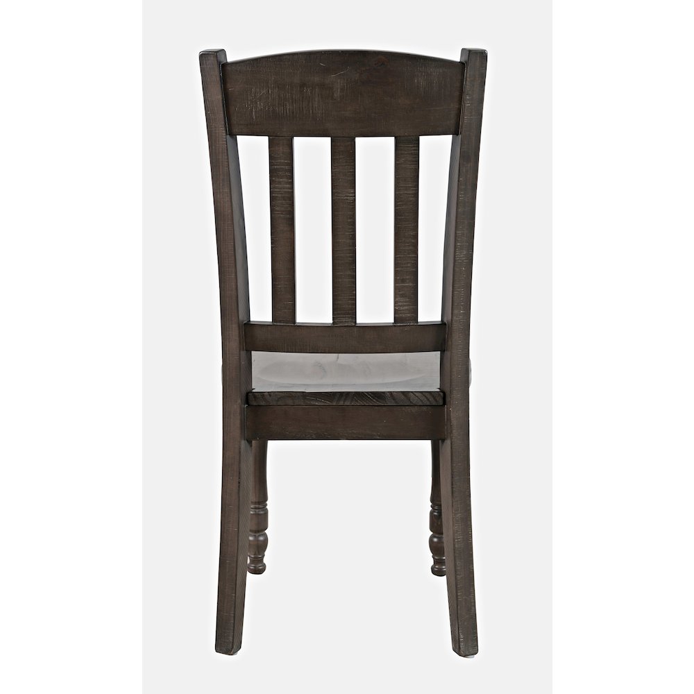 Madison County Rustic Reclaimed Pine Farmhouse Slatback Dining Chair (Set of 2). Picture 6