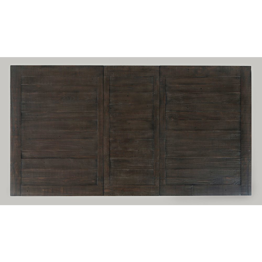 Madison County Rustic Reclaimed Solid Wood Farmhouse 78" Extension Dining Table. Picture 5