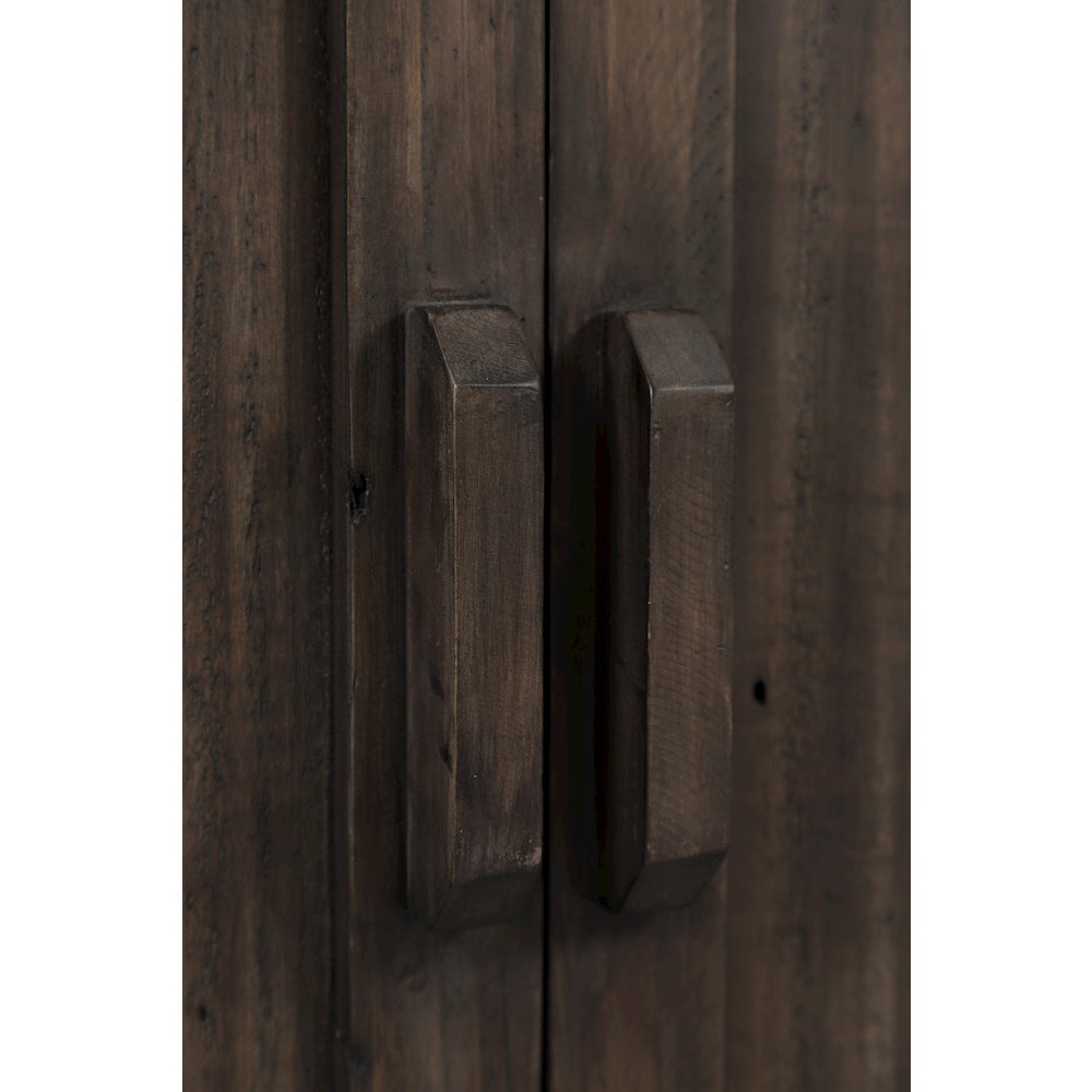 Madison County Rustic Reclaimed Pine Farmhouse Hutch Server. Picture 4