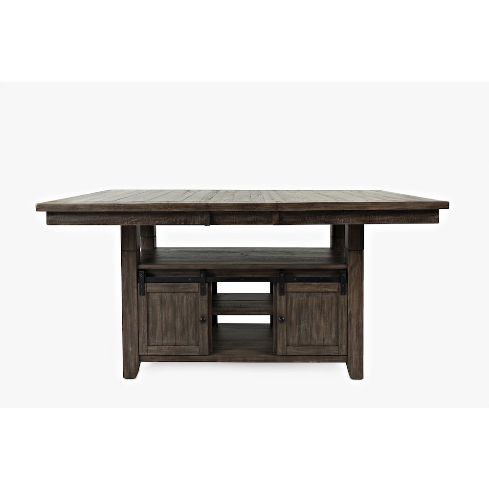 Rustic Reclaimed Solid Wood Farmhouse Adjustable Height 72" Dining Table. Picture 1
