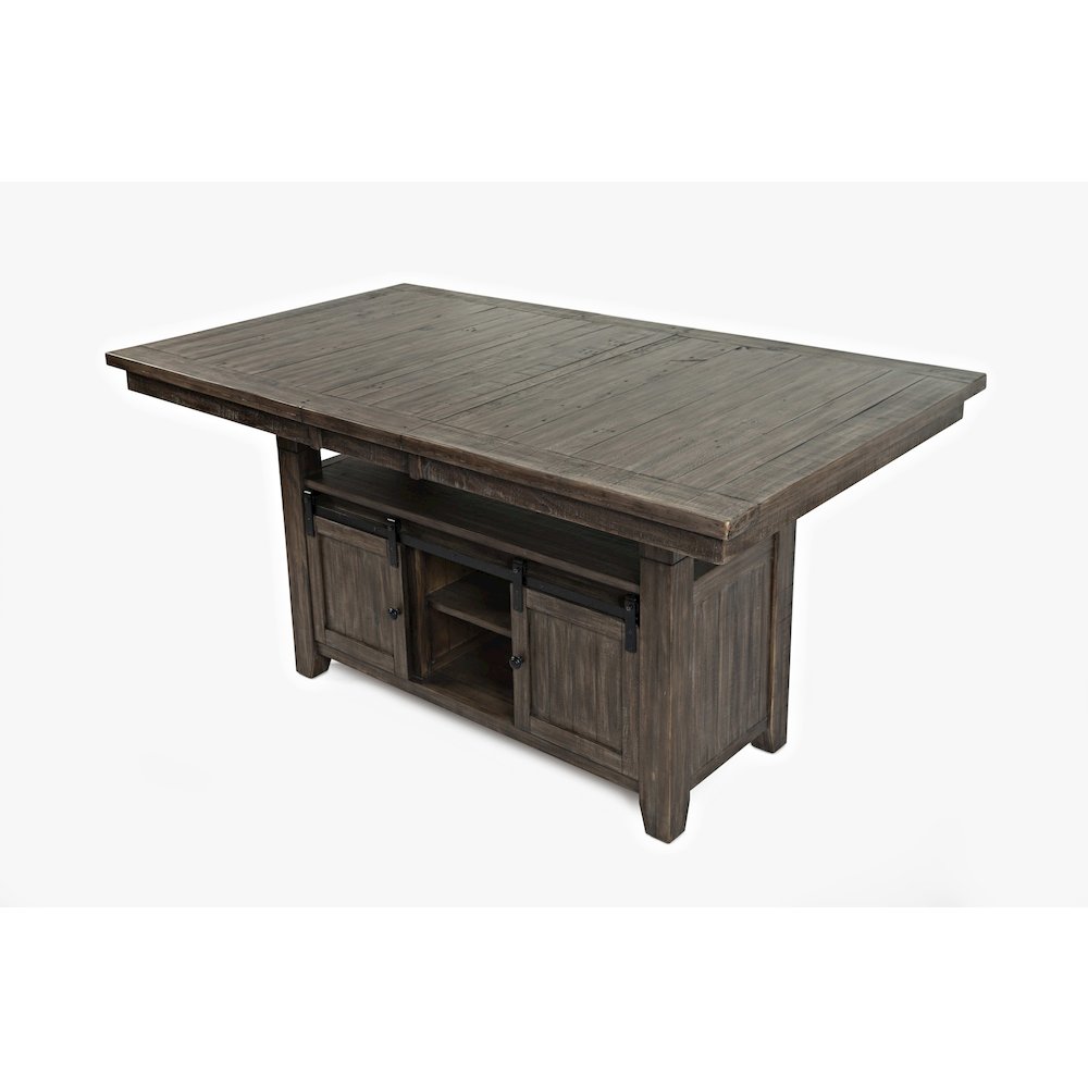 Rustic Reclaimed Solid Wood Farmhouse Adjustable Height 72" Dining Table. Picture 2