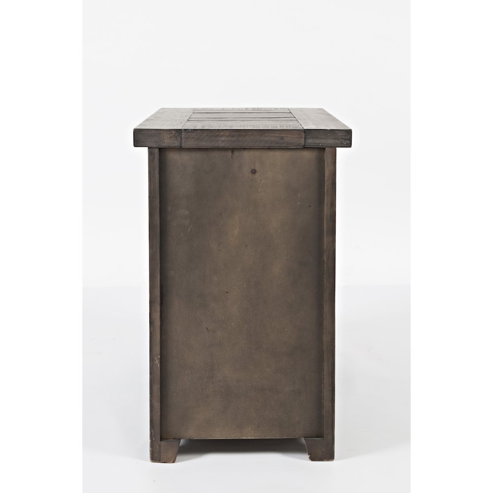 Madison County Rustic Reclaimed Pine Farmhouse Chairside Table. Picture 8