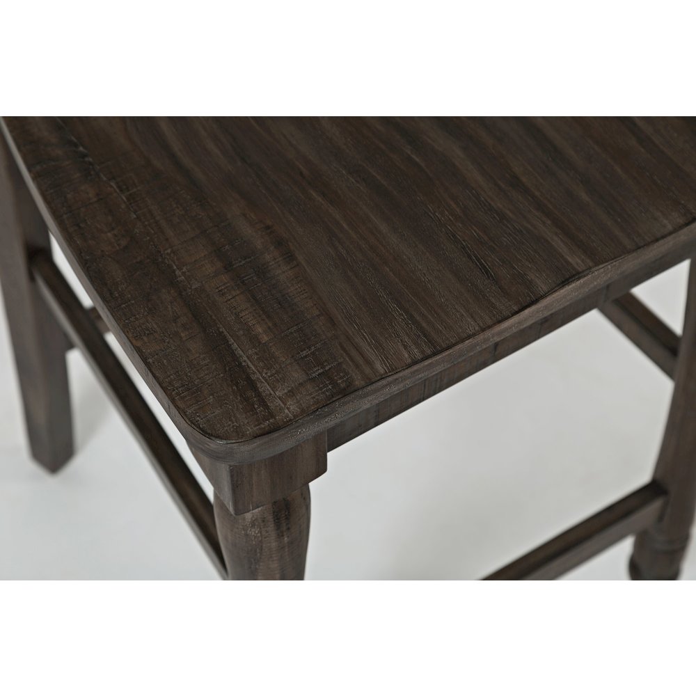 Rustic Reclaimed Pine Farmhouse Ladderback Counter Stool (Set of 2). Picture 4