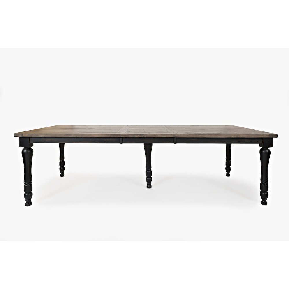 Madison County Reclaimed Pine 106" Farmhouse Nine-Piece Dining Set. Picture 3