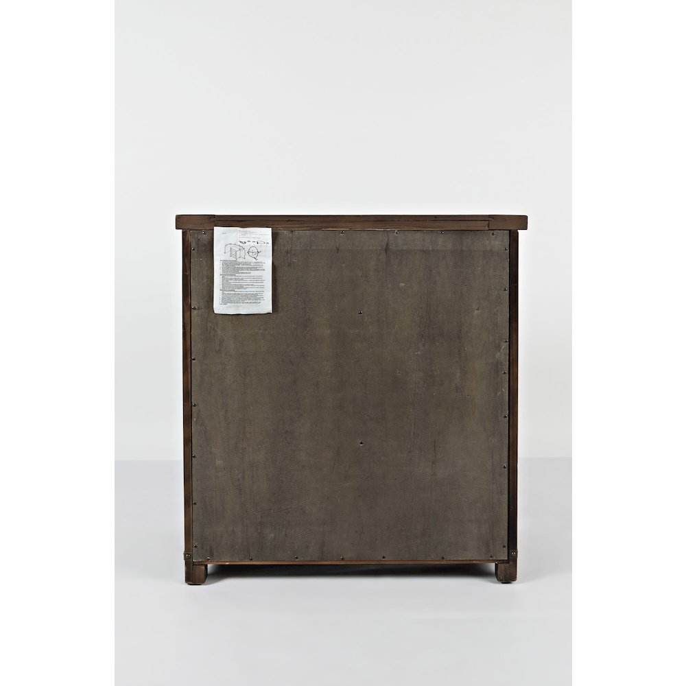 Rustic Reclaimed Solid Wood Farmhouse 32" Barn Door Accent Cabinet. Picture 8