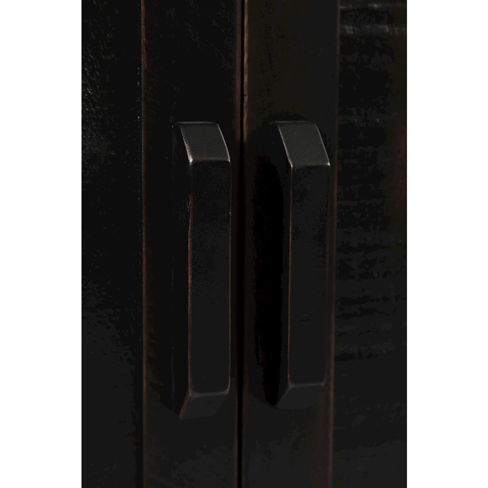 Madison County Rustic Reclaimed Solid Wood Farmhouse 60" Barn Door Server. Picture 11