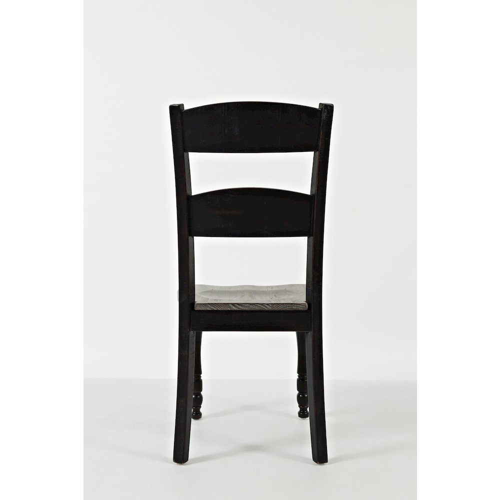 Rustic Reclaimed Pine Farmhouse Ladderback Dining Chair (Set of 2). Picture 5