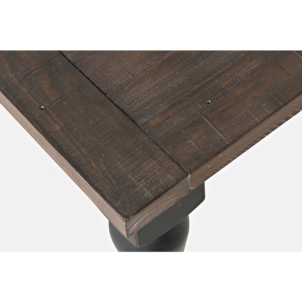 Madison County Rustic Reclaimed Solid Wood Farmhouse 78" Extension Dining Table. Picture 5