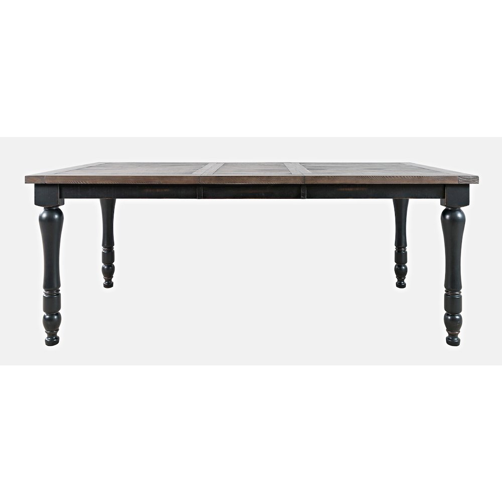 Madison County Rustic Reclaimed Solid Wood Farmhouse 78" Extension Dining Table. Picture 1