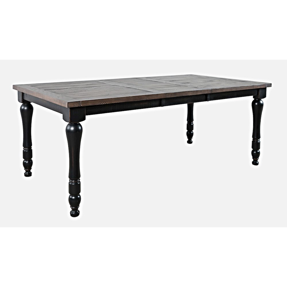 Madison County Rustic Reclaimed Solid Wood Farmhouse 78" Extension Dining Table. Picture 4