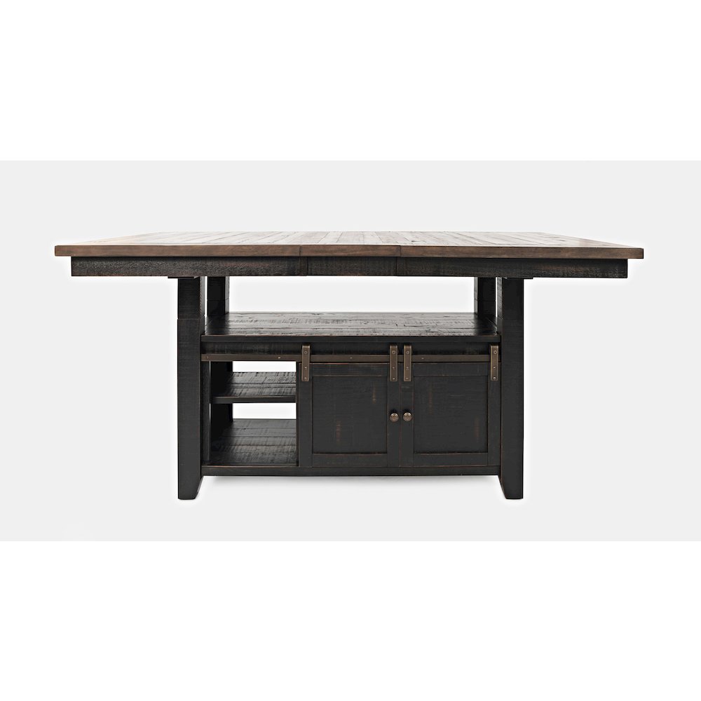 Rustic Reclaimed Solid Wood Farmhouse Adjustable Height 72" Dining Table. Picture 8