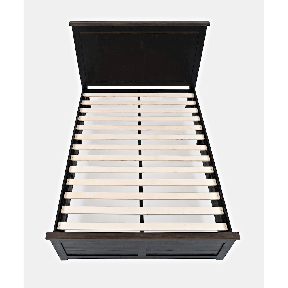 Madison County Rustic Reclaimed Pine Farmhouse King Panel Bed. Picture 5