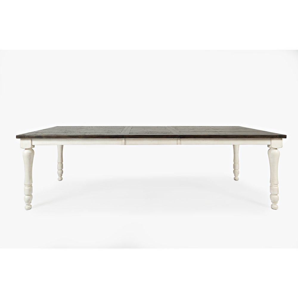 Madison County Rustic Reclaimed Pine Farmhouse Rectangle Extension Dining Table. Picture 1