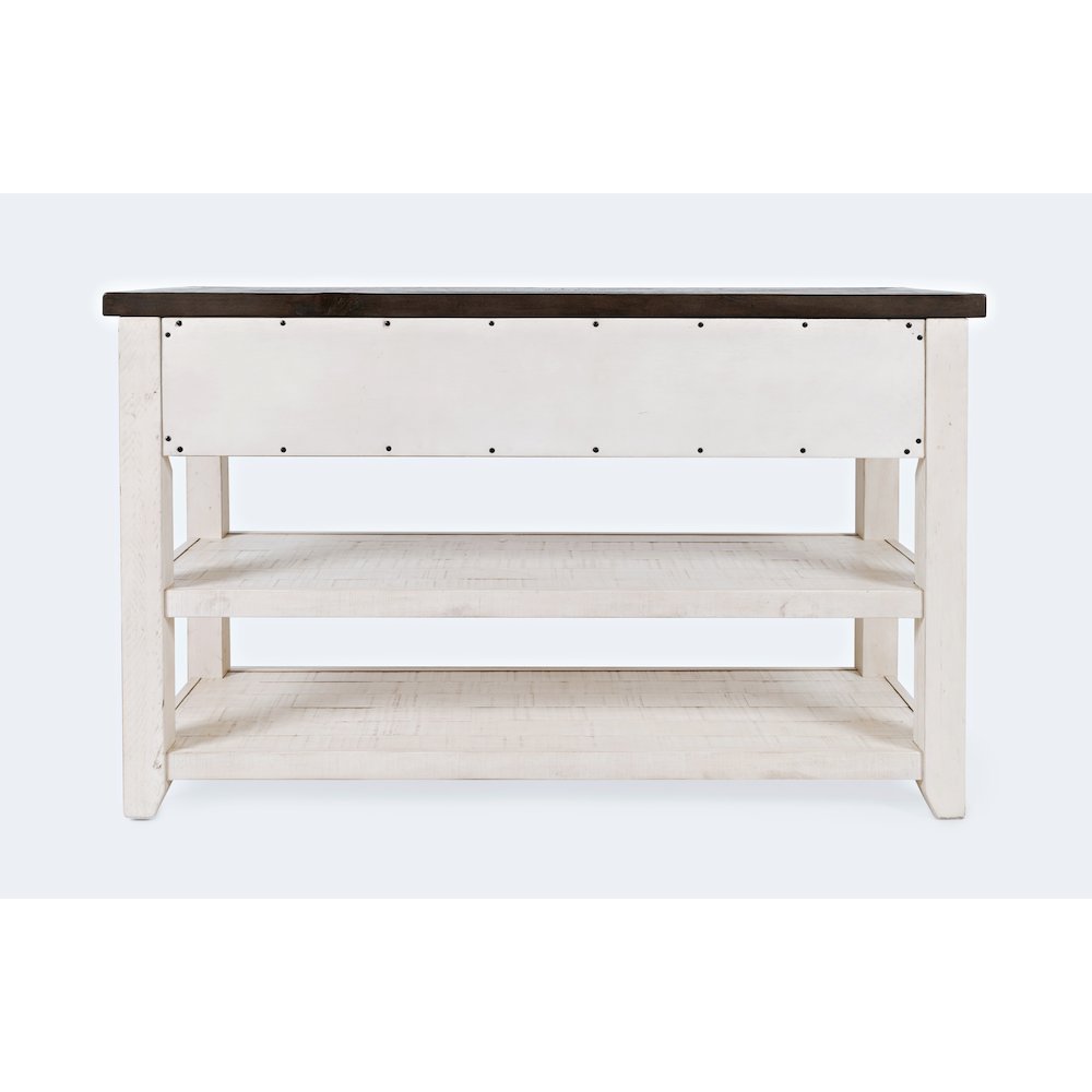 Madison County Rustic Reclaimed Pine Farmhouse Harris 50" Sofa Console Table. Picture 8