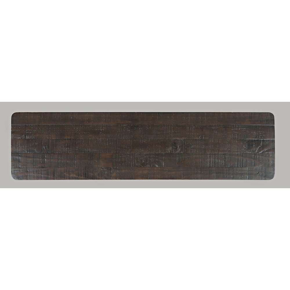 Madison County Rustic Reclaimed Solid Wood Farmhouse 54" Dining Bench. Picture 5