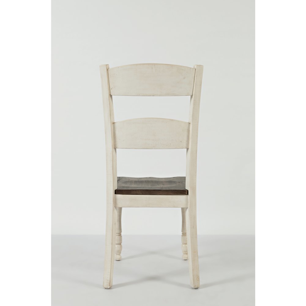 Rustic Reclaimed Pine Farmhouse Ladderback Dining Chair (Set of 2). Picture 6