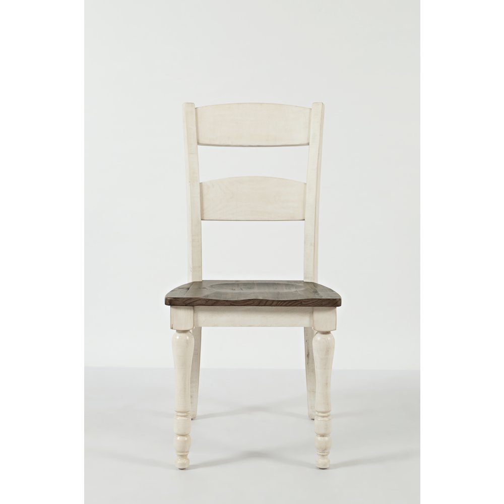 Rustic Reclaimed Pine Farmhouse Ladderback Dining Chair (Set of 2). Picture 1
