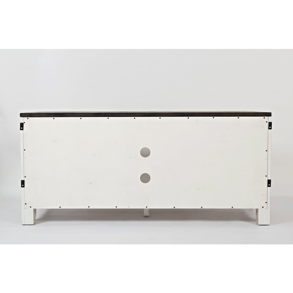 Madison County Rustic Reclaimed Solid Wood Farmhouse 60" Barn Door Console. Picture 8