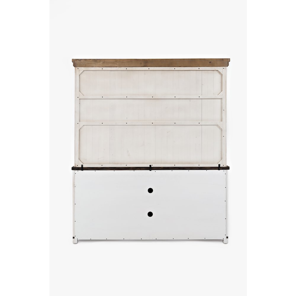 Madison County Rustic Reclaimed Pine Farmhouse Hutch Server. Picture 6