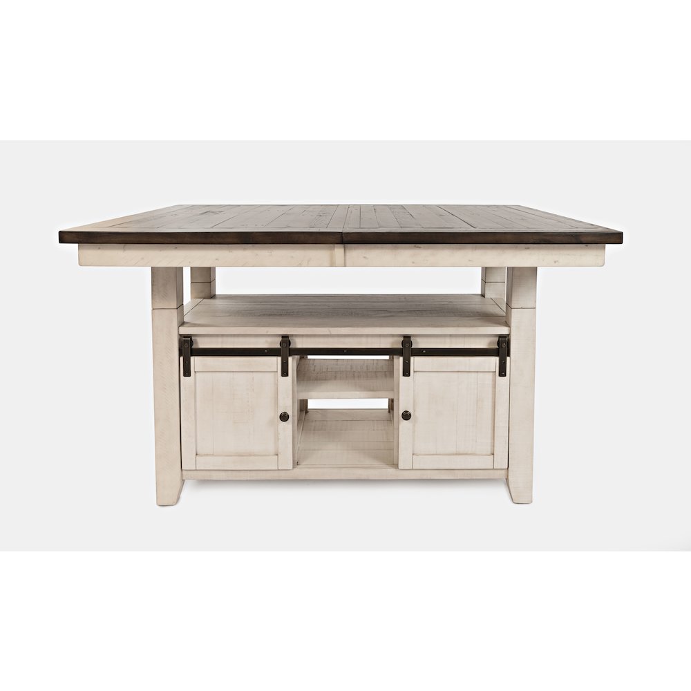 Rustic Reclaimed Solid Wood Farmhouse Adjustable Height 72" Dining Table. Picture 10