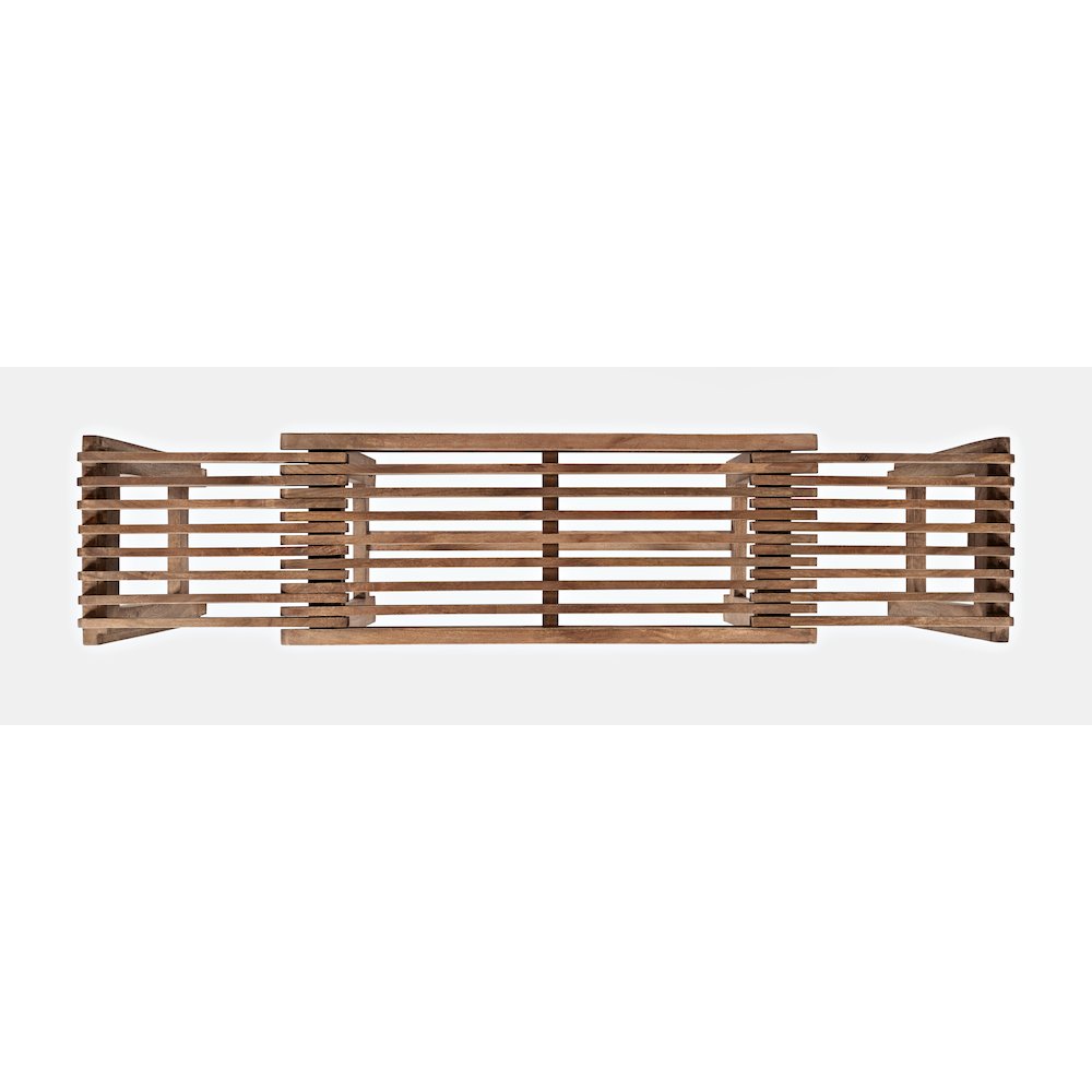 Bradford Modern Extendable Solid Mango Hardwood Bench. Picture 6