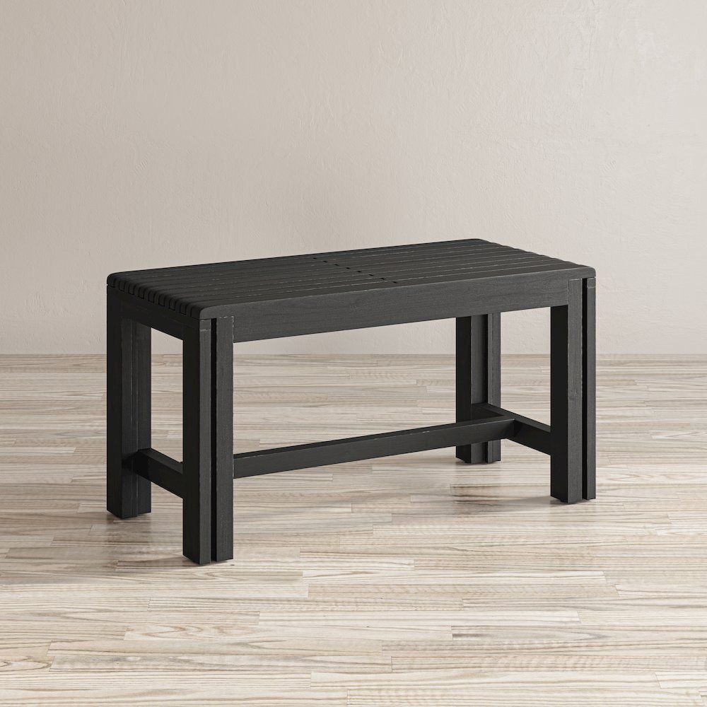 Bradford Modern Extendable Solid Mango Hardwood Bench. Picture 2