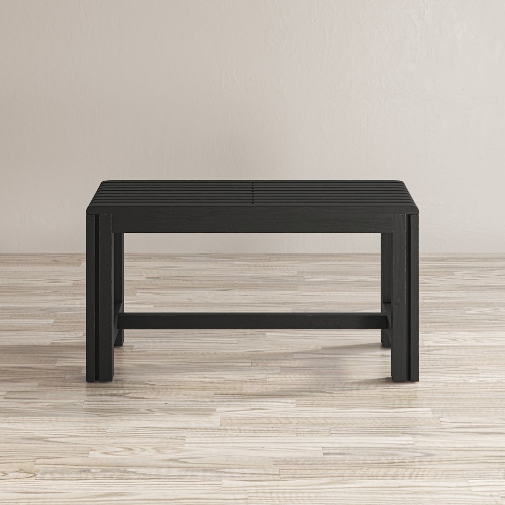 Bradford Modern Extendable Solid Mango Hardwood Bench. Picture 5