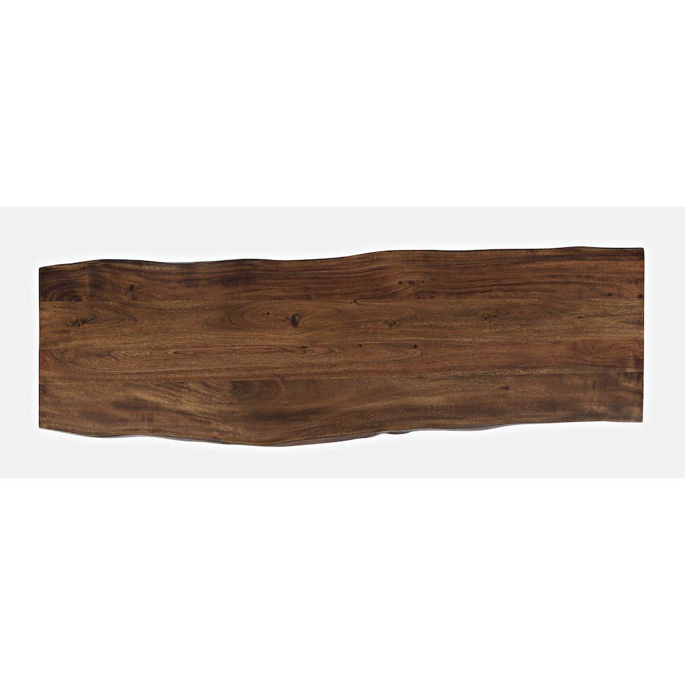 Cooper Modern Live Edge 52" Solid Wood Storage Bench. Picture 7