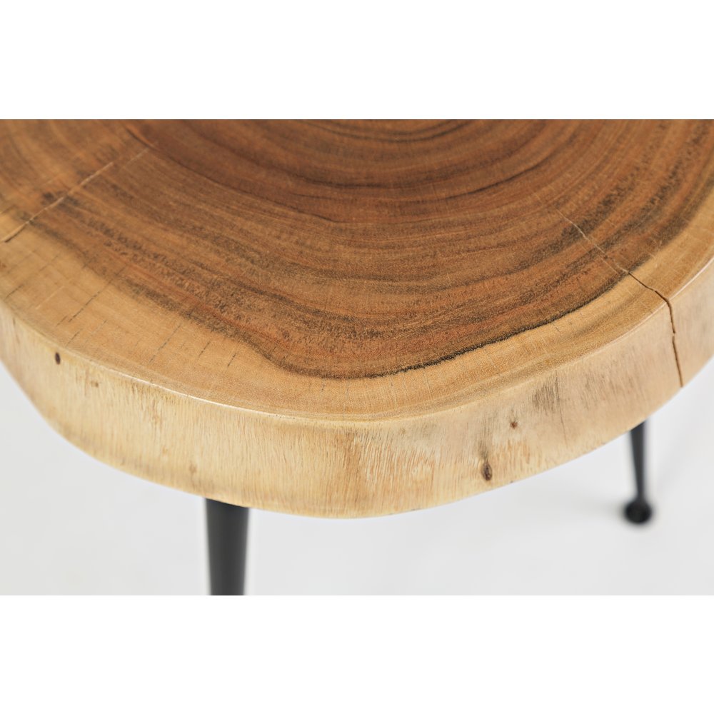 Global Archive Flat-Pack Wood and Iron Accent Tables (Set of 2). Picture 5