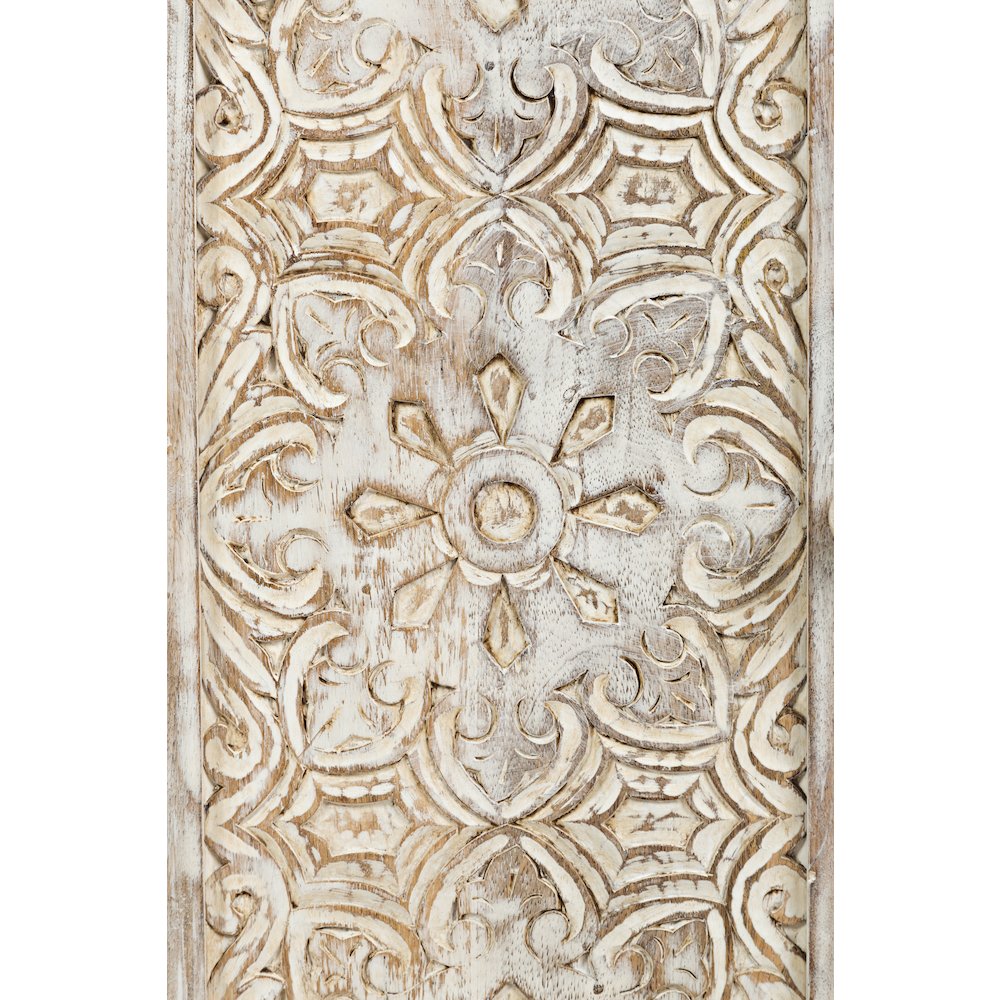 Global Archive Hand Carved 32" Accent Chest. Picture 6