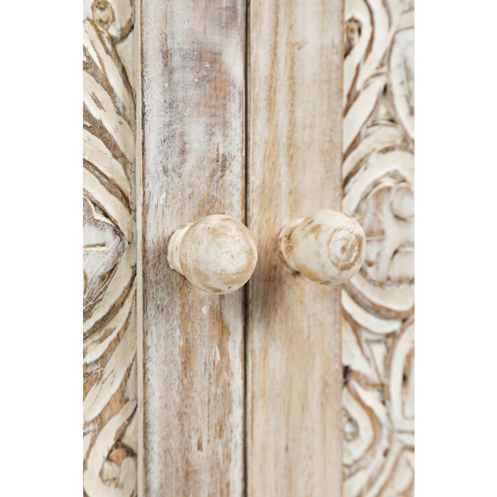 Global Archive Hand Carved 32" Accent Chest. Picture 5