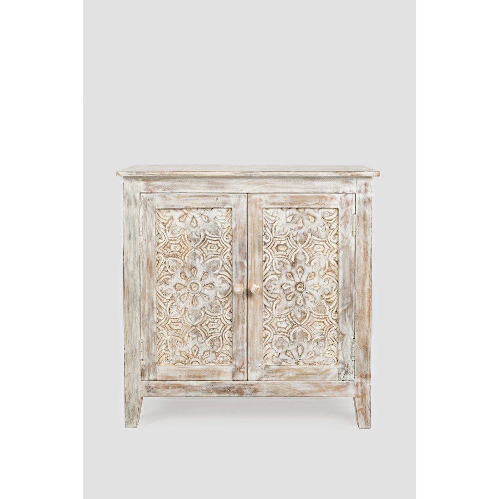 Global Archive Hand Carved 32" Accent Chest. Picture 1