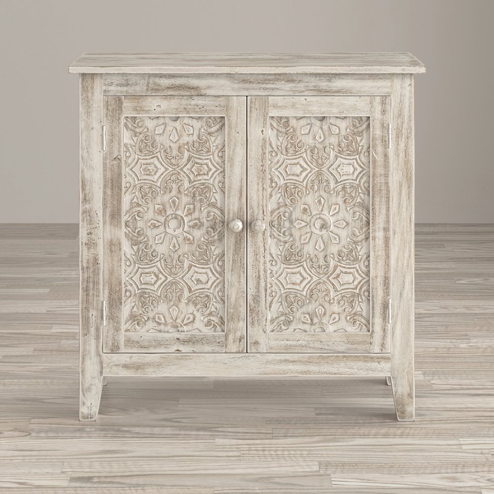 Global Archive Hand Carved 32" Accent Chest. Picture 10