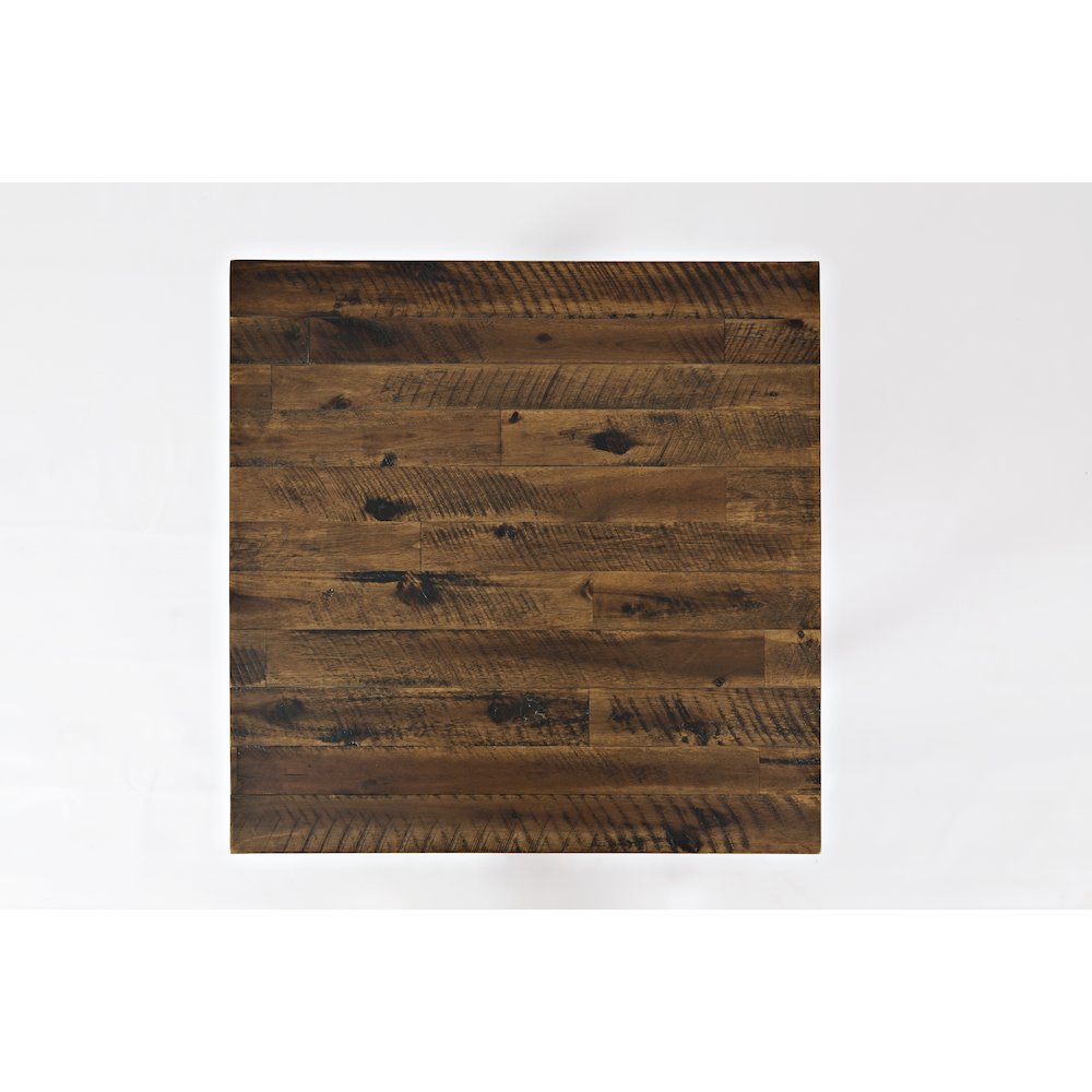 Artisan's Craft Rustic Farmhouse Distressed Solid Wood End Table. Picture 5