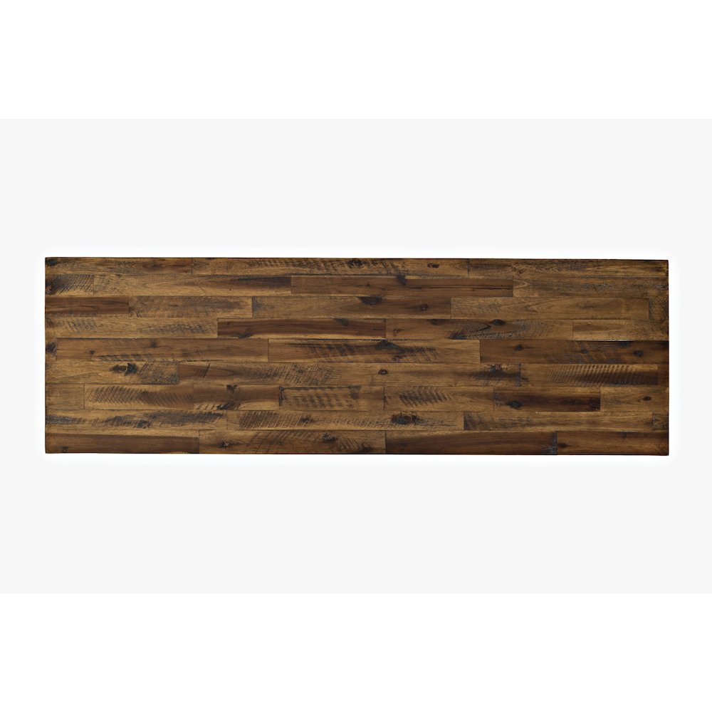 60" Rustic Farmhouse Solid Wood Distressed Media Console TV Stand. Picture 7