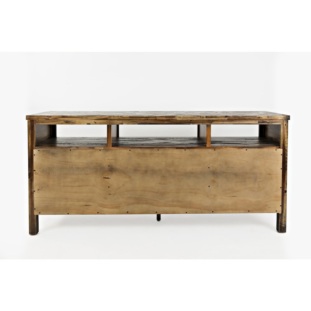 Artisan's Craft Rustic Farmhouse Distressed Acacia Media Console 70". Picture 8
