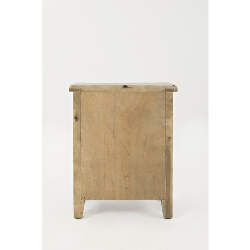 Artisan's Craft Rustic Farmhouse Distressed Solid Wood Accent Table. Picture 9