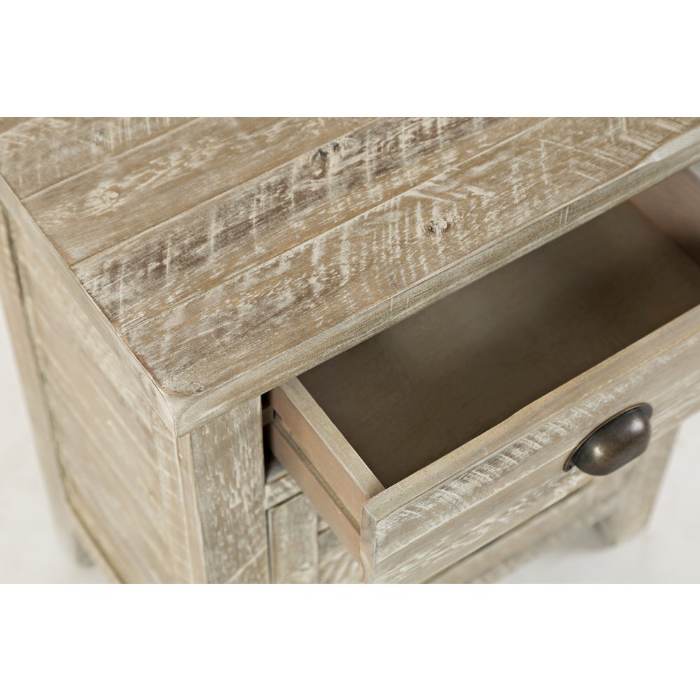 Artisan's Craft Rustic Farmhouse Distressed Solid Wood Accent Table. Picture 5