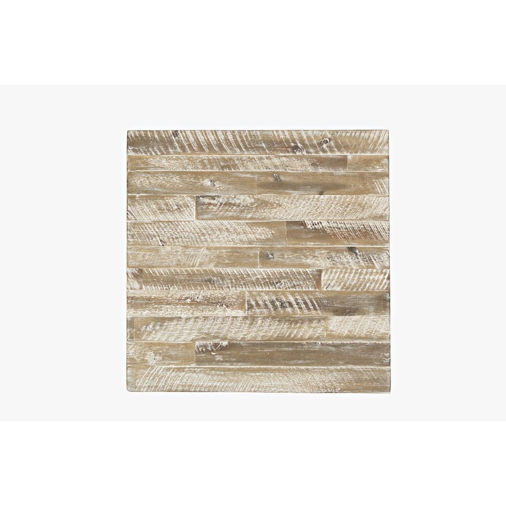 Artisan's Craft Rustic Farmhouse Distressed Solid Wood End Table. Picture 5