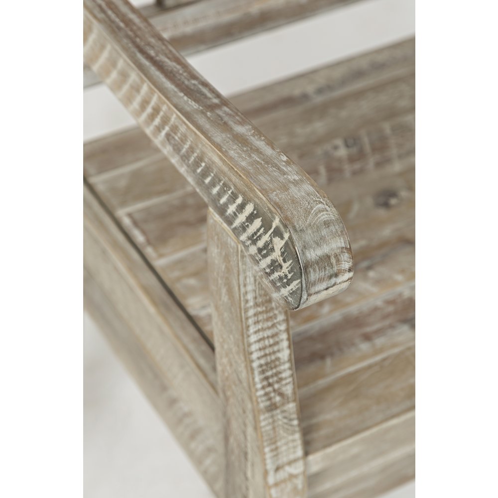 Artisan's Craft 42" Rustic Farmhouse Distressed Solid Wood Storage Bench. Picture 5
