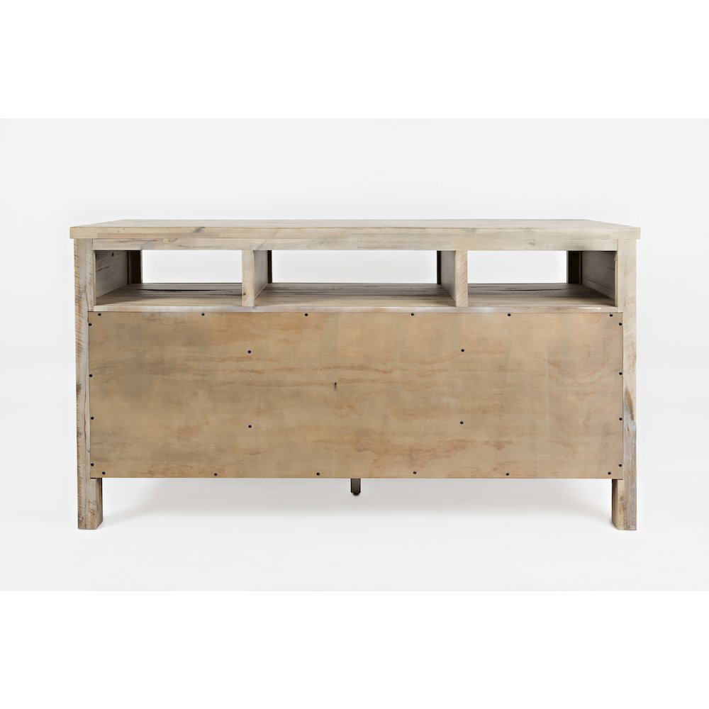 60" Rustic Farmhouse Solid Wood Distressed Media Console TV Stand. Picture 8