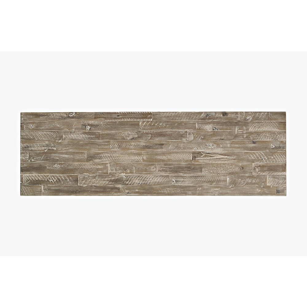 60" Rustic Farmhouse Solid Wood Distressed Media Console TV Stand. Picture 7