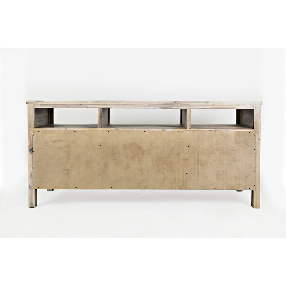 Artisan's Craft Rustic Farmhouse Distressed Acacia Media Console 70". Picture 8